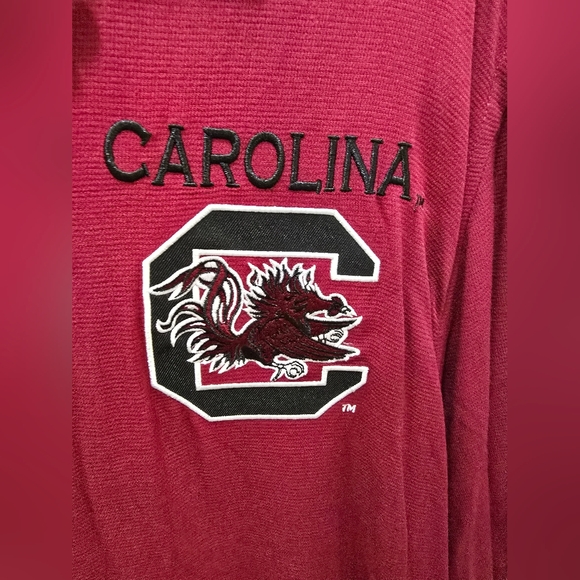 Gamecock Men's Casual Button Down Shirt - Maroon, Xxl - Picture 3 of 8